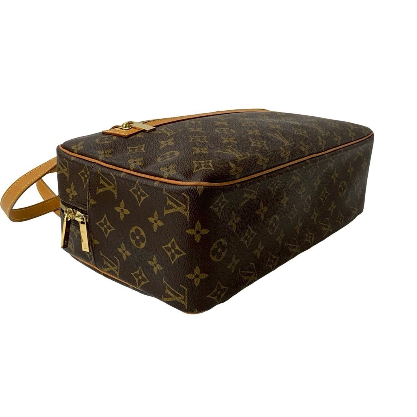 Louis Vuitton Cite Gm Monogram Leather Semi-Shoulder Bag/Handbag Brown 33672