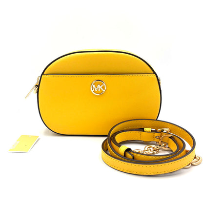 Michael Kors Jet Set Glam Shoulder Bag Daffodil 35S3G8Gc1L Yellow Leather