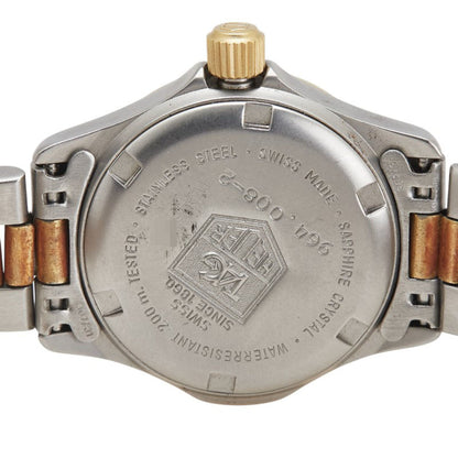 Tag Heuer Professional Watch 964.008-2 Quartz Gold Dial Stainless Steel Plated