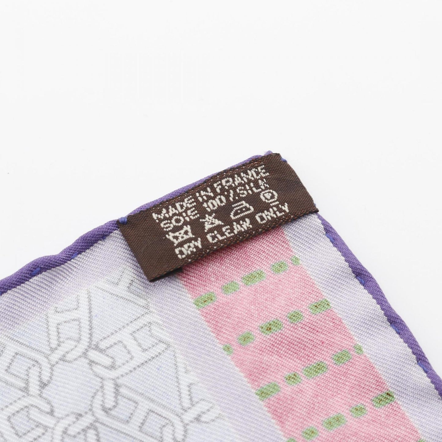 Hermes Herms Petit Carre 45 (Carre En Cravates) Silk Scarf