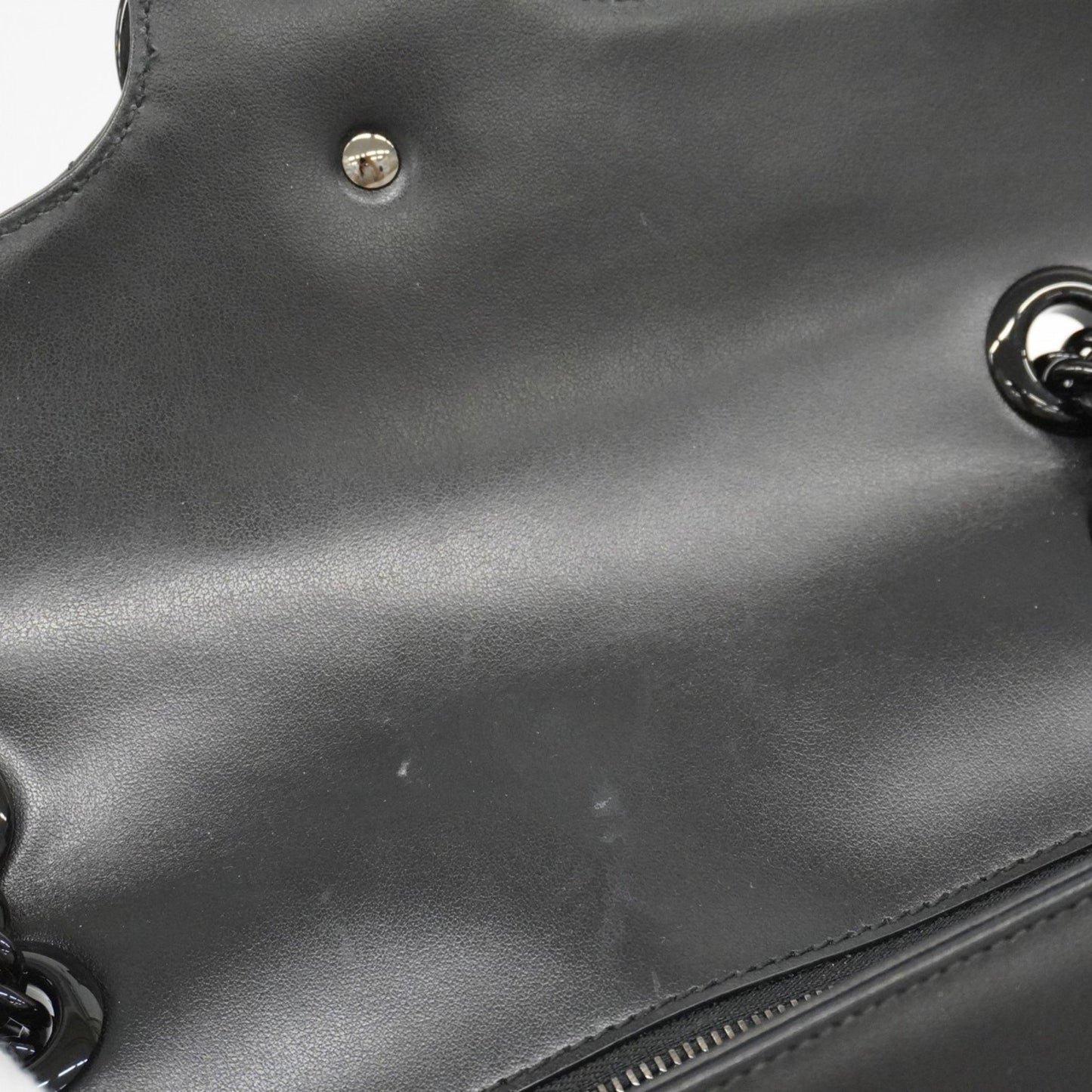 Gucci Gg Marmont Shoulder Bag 443497 Leather Black