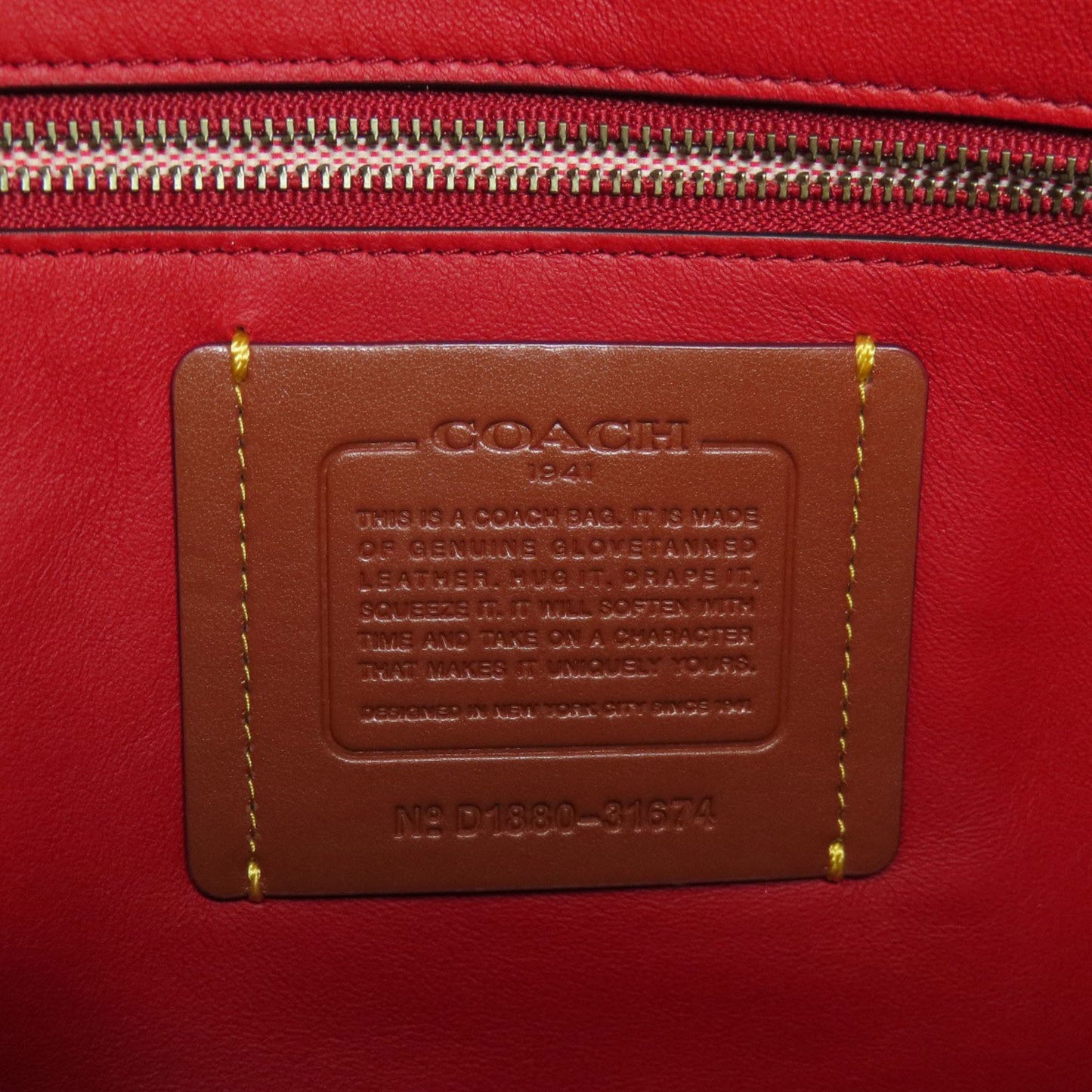 Coach 31674 Tote Bag Leather