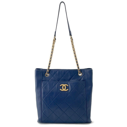Chanel Tote Bag Matelasse Coco Mark Small Calf Leather As2295 Chanel