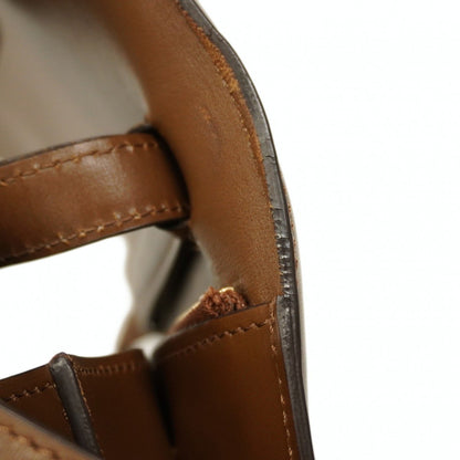 Celine Classic Box Leather Shoulder Bag Brown