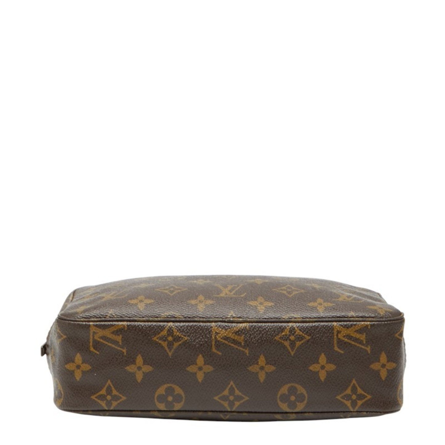 Louis Vuitton Monogram Truss Toilette 23 Second Bag/Clutch Bag M47524 Brown Leather