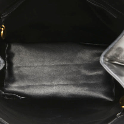 Chanel Triple Coco Mark One-Shoulder Bag In Black Lambskin