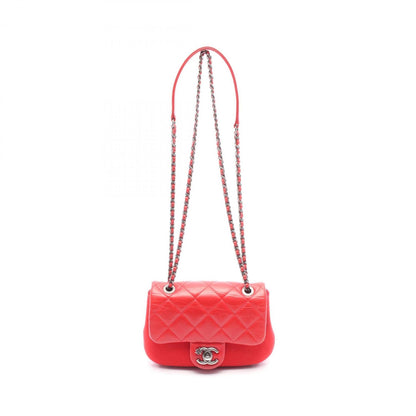 Chanel Matelasse Shoulder Bag Leather Felt