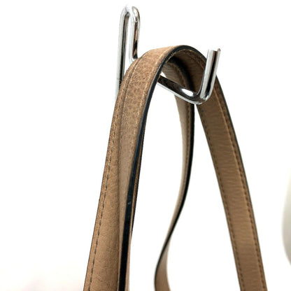 Prada 1Bg203 Logo Bag Bag Tote Bag Beige Silverhardware