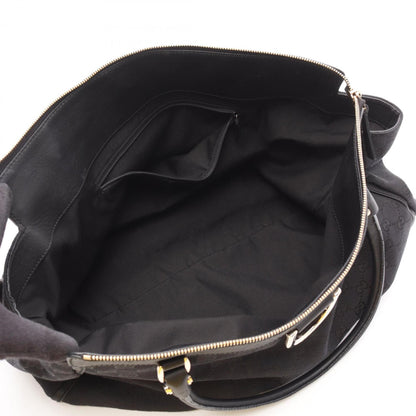 Gucci Gg Canvas Shoulder Bag Leather