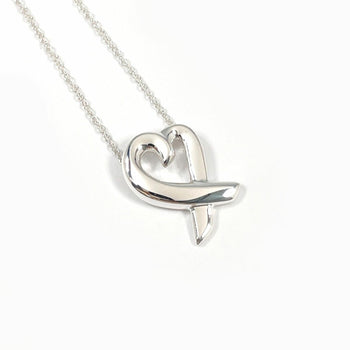 Tiffany & Co. Tiffany Loving Heart Paloma Picasso Necklace In 925 Sterling Silver
