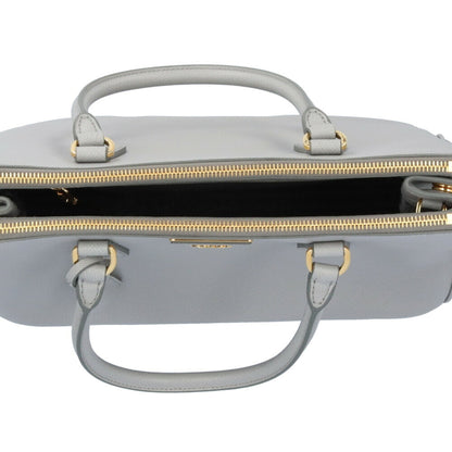 Prada Galleria Large Saffiano Shoulder Bag In Leather (1Ba274) Gray