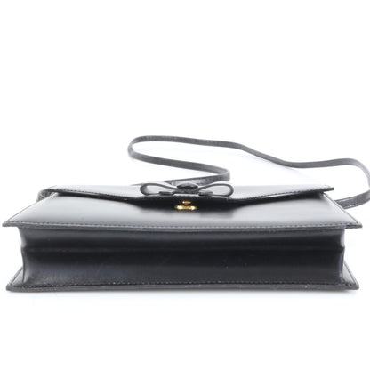 Christian Dior Ribbon Leather Shoulder Bag Crossbody