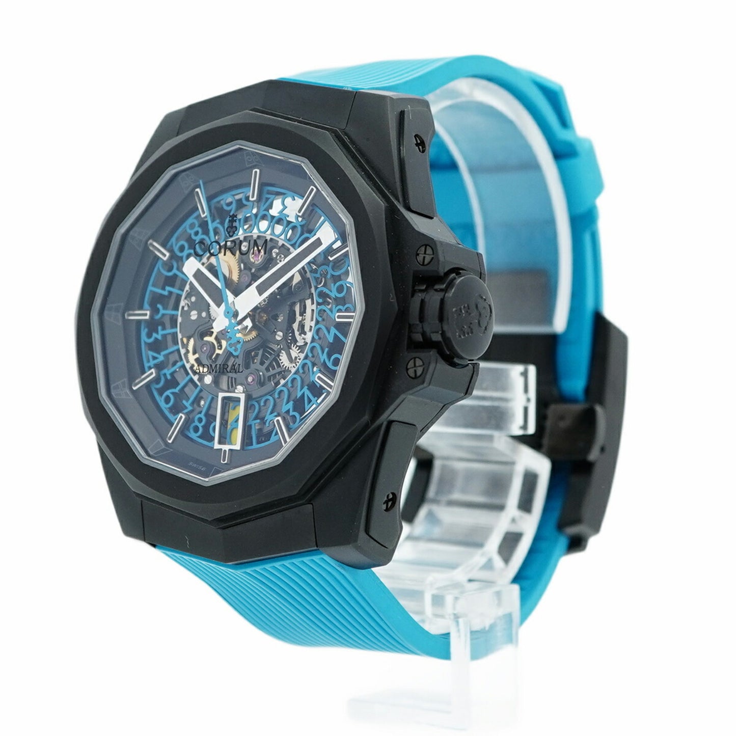 Corum Admiral Ac1 45 A082 03688 Skeleton Dial