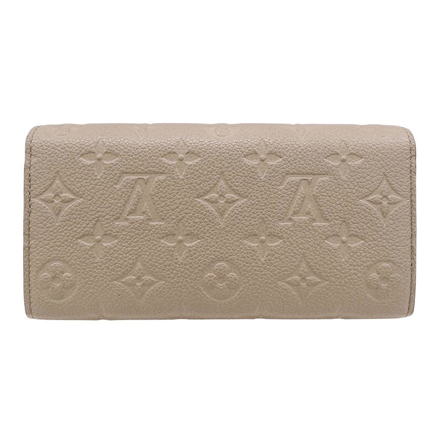 Louis Vuitton Women'S Monogram Empreinte Sarah Tourterelle Long Wallet