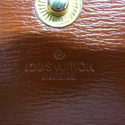 Louis Vuitton Pochette Porte Monnaie Credit Long Wallet M63573 Kenya Brown Epi Leather Bifold For