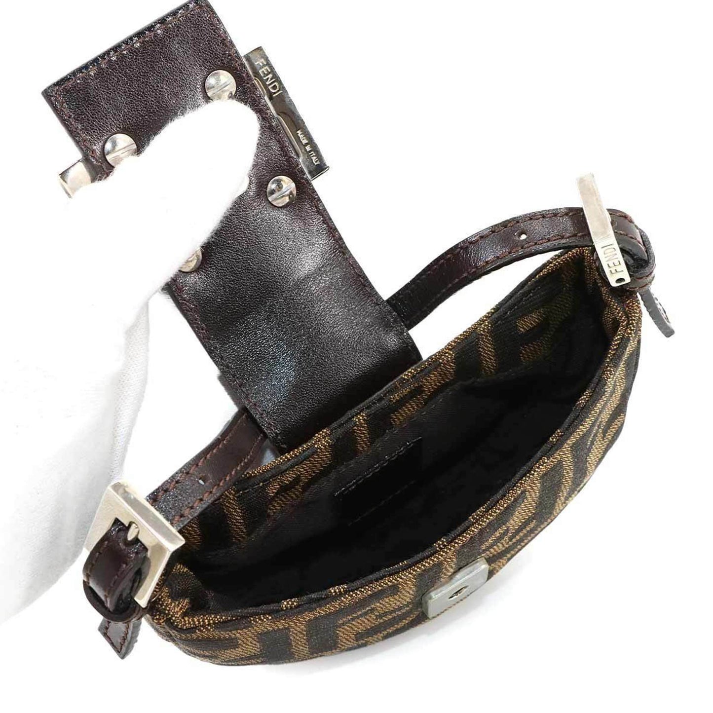 Fendi Zucca Mini Croissant Bag