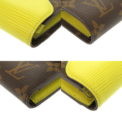 Like New Louis Vuitton Portefeuille Marie-Lou Compact Monogram Epi Leather Tri-Fold Wallet M40627