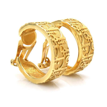 Christian Dior Earrings Metal Gold
