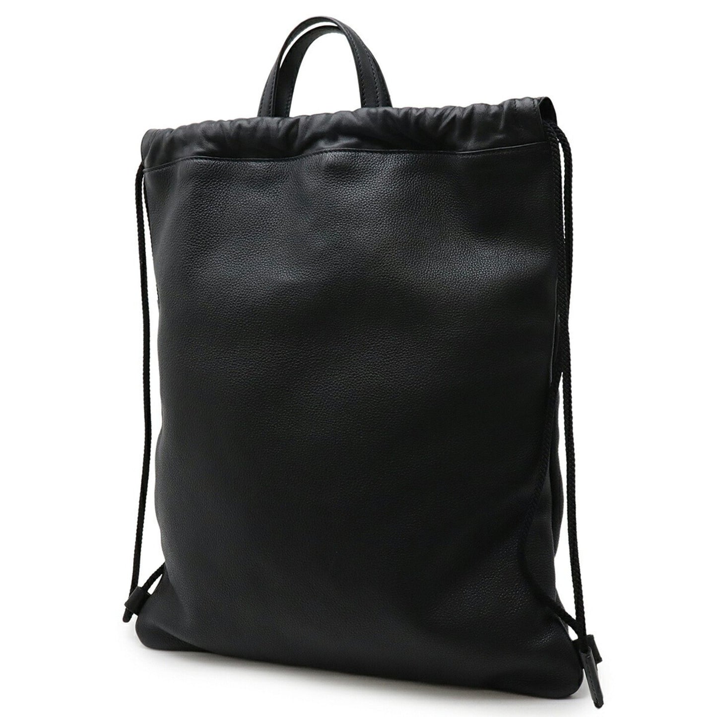 Gucci Gucci Print Coco Capitan Drawstring Backpack/Tote Bag In Black Leather