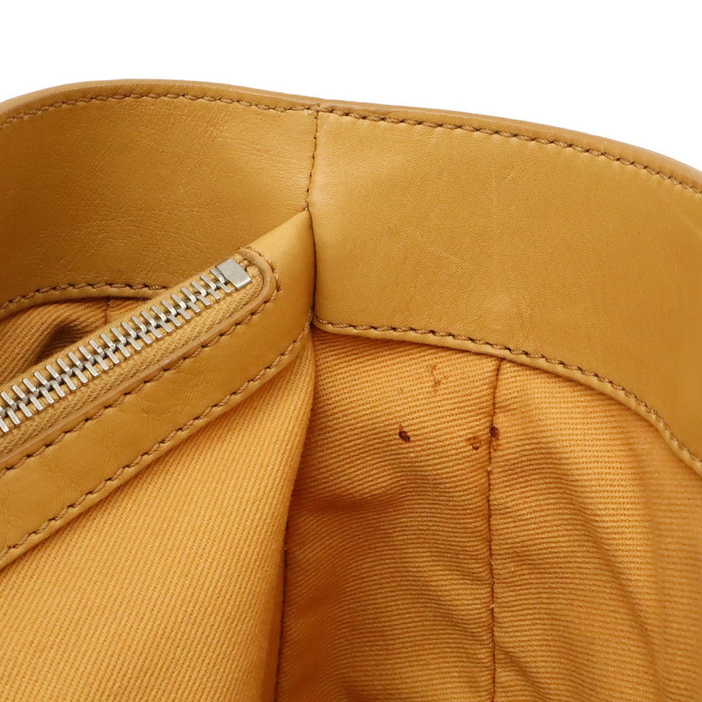 Celine Boogie Bag Handbag Tote Leather Beige