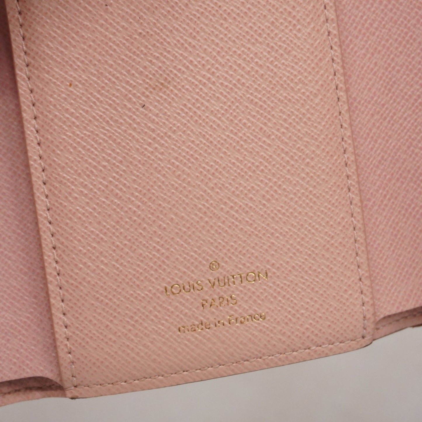 Louis Vuitton Monogram Victorine Tri-Fold Wallet M62360 Brown Rose Ballerine