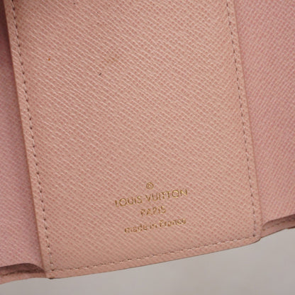 Louis Vuitton Monogram Victorine Tri-Fold Wallet M62360 Brown Rose Ballerine
