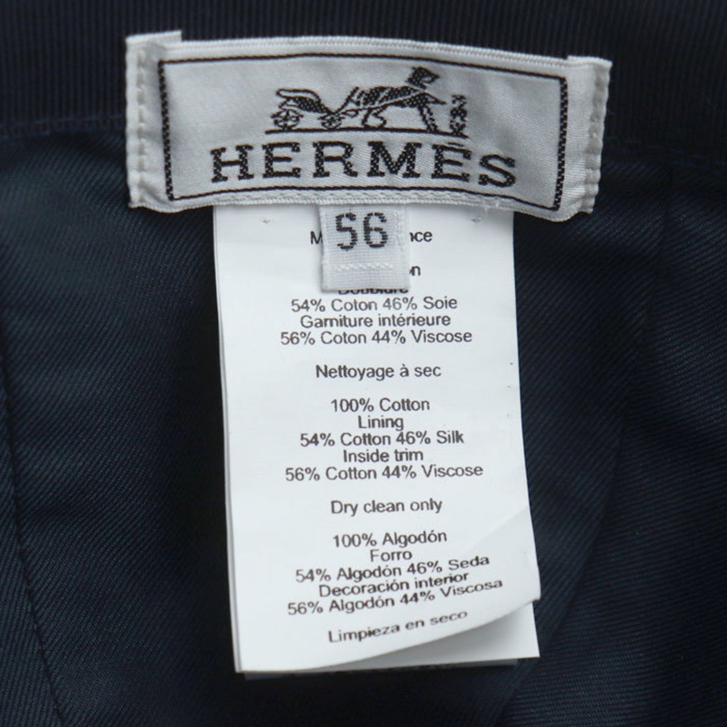 Hermes Davis Poix Medor Cap