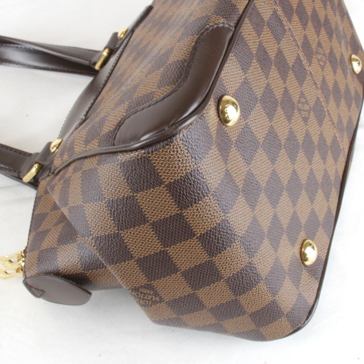 Louis Vuitton Verona Pm N41117 Handbag In Brown Damier Canvas