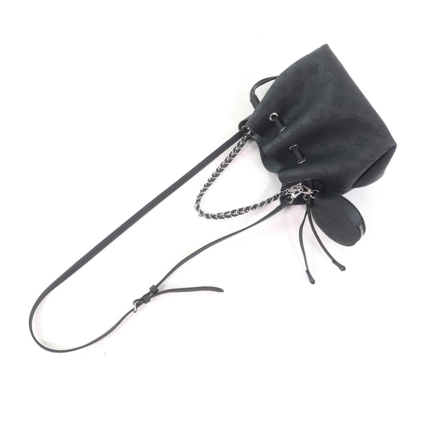 Louis Vuitton M57070 Bella Noir Mahina Leather 2-Way Shoulder Bag