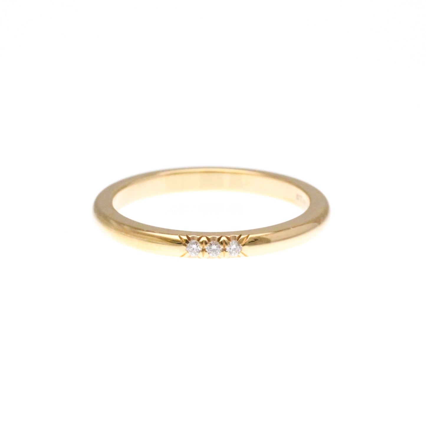 Tiffany Forever Ring 3P Diamond Pink Gold (18K) Fashion Diamond Band Ring Pink Gold