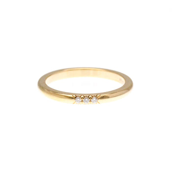 Tiffany Forever Ring 3P Diamond Pink Gold (18K) Fashion Diamond Band Ring Pink Gold