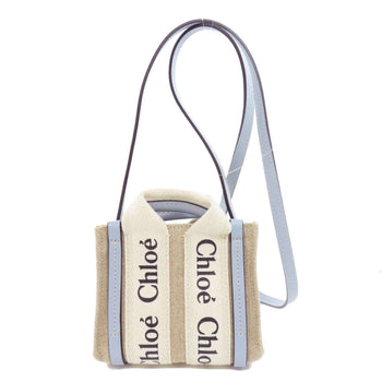 Chlo Chloe Woody Nano Handbag Canvas