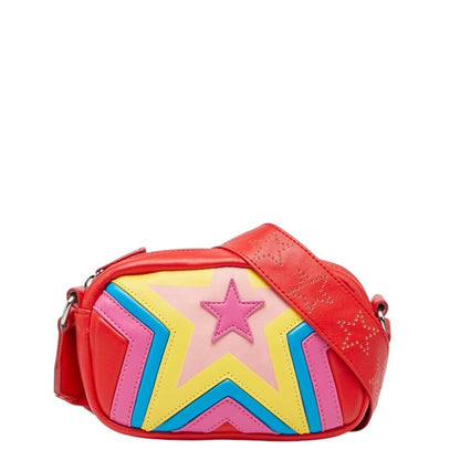 Stella Mccartney Star Shoulder Bag In Red