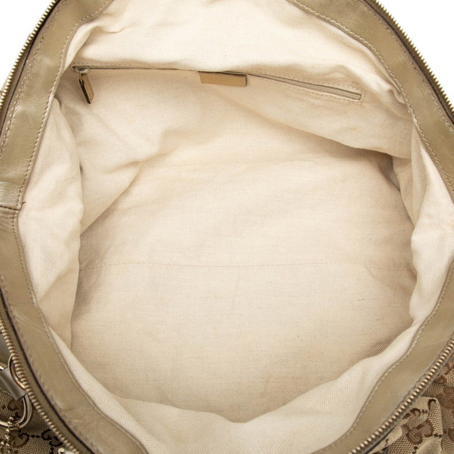 Gucci Gg Canvas Sukey Handbag/Shoulder Bag 2Way 223974 Beige Gold Leather