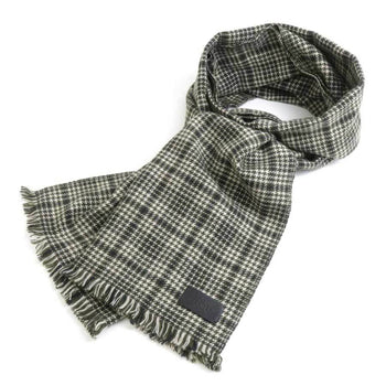 Hermes Hermes Scarf Cashmere Wool Khaki Beige Black