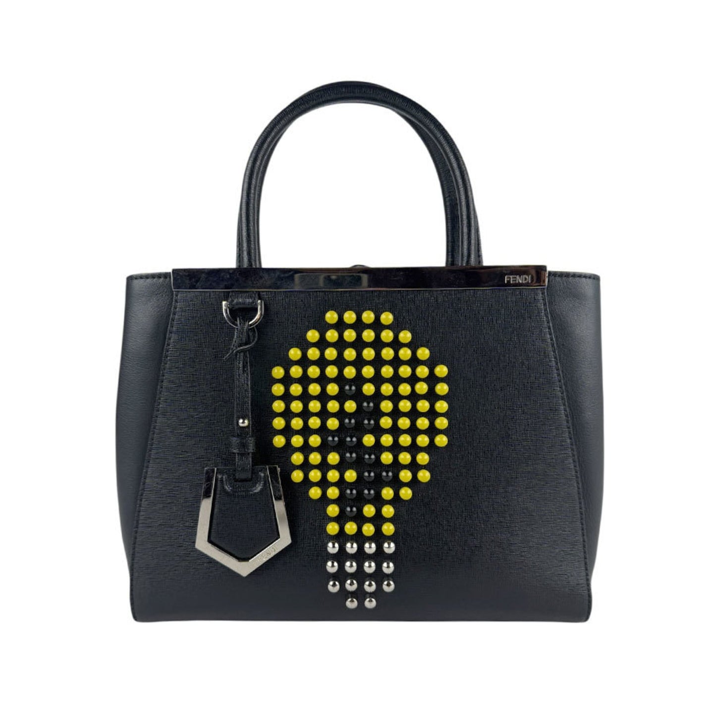 Fendi Handbag Shoulder Bag Petite Toujour Leather Black