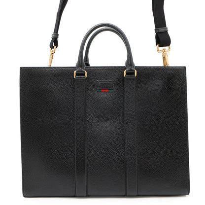 Gucci Leather Tote Bag 429036 Gucci 2-Way Shoulder Black