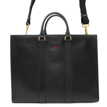 Gucci Leather Tote Bag 429036 Gucci 2-Way Shoulder Black