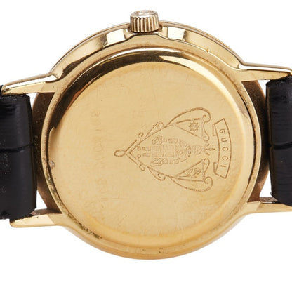Gucci Women'S Quartz Watch With Gold Dial