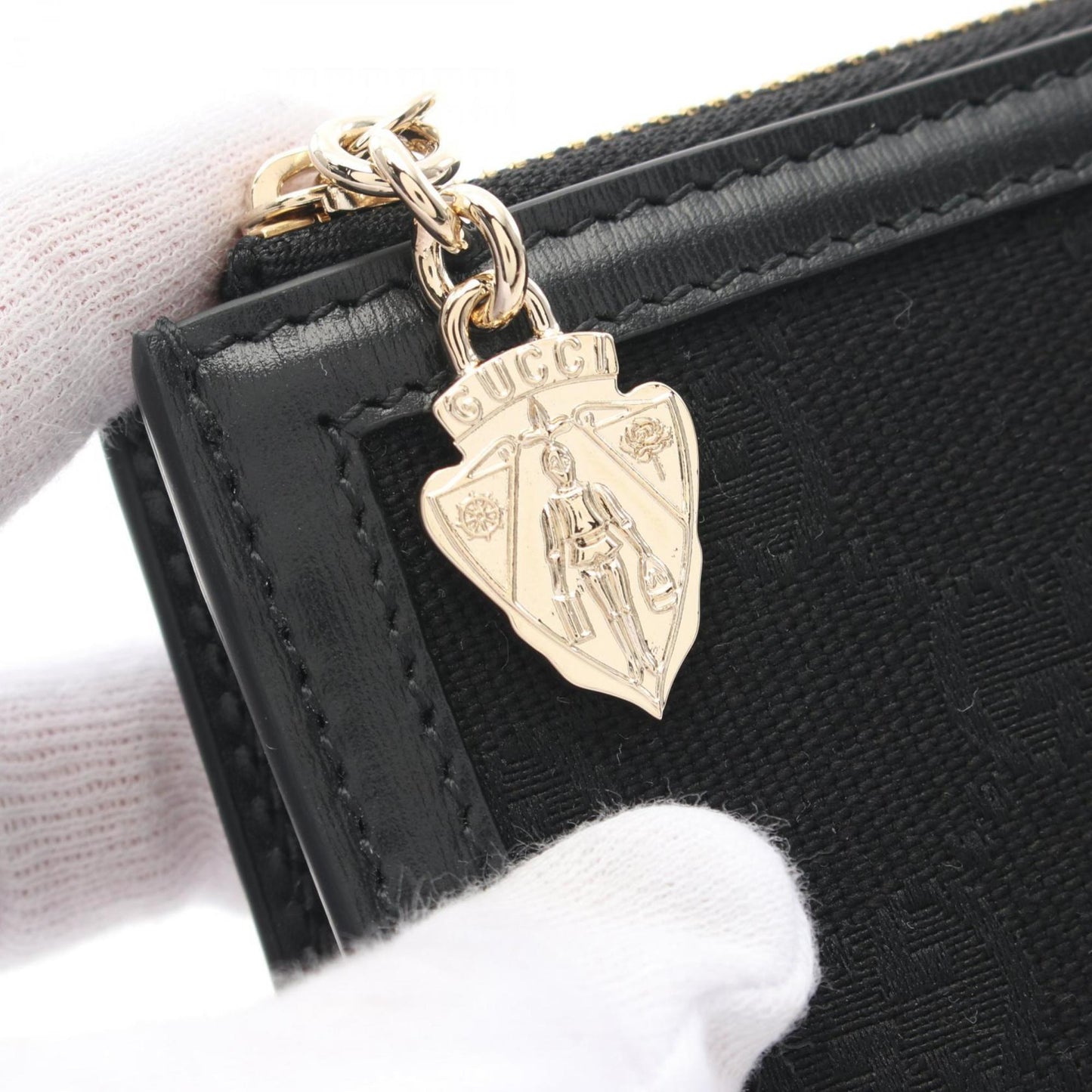 Gucci Gg Canvas Bi-Fold Wallet Leather