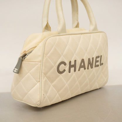 Chanel Sport Canvas Handbag White