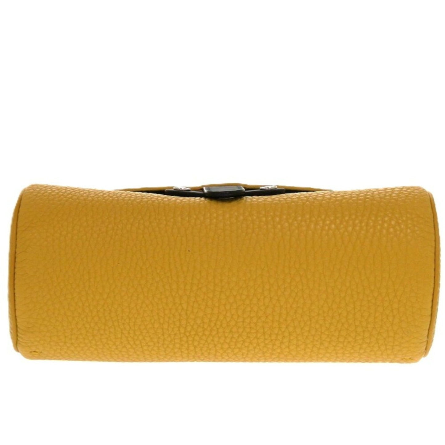 Like New Fendi Leather Pouch With Yellow Watch Case