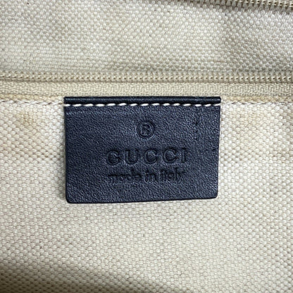 Gucci Diamante Handbag 211944 Canvas Brown Black