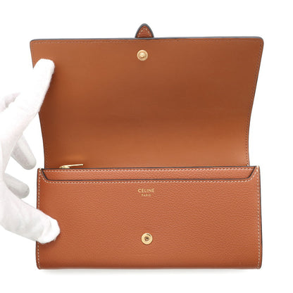 Celine Long Wallet Large Supple Calf Leather 10M053Ghh.04Lu Celine