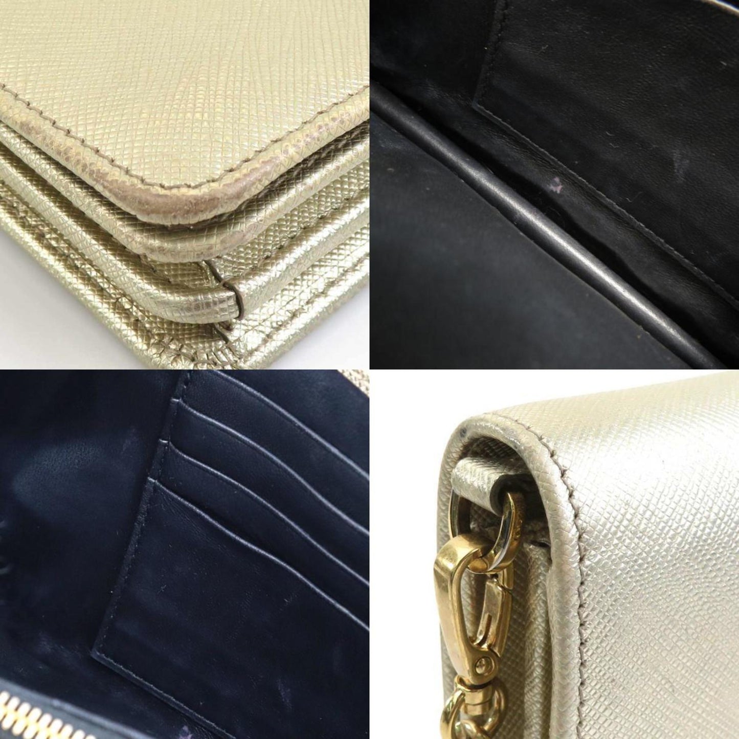 Prada Shoulder Bag With Chain Wallet