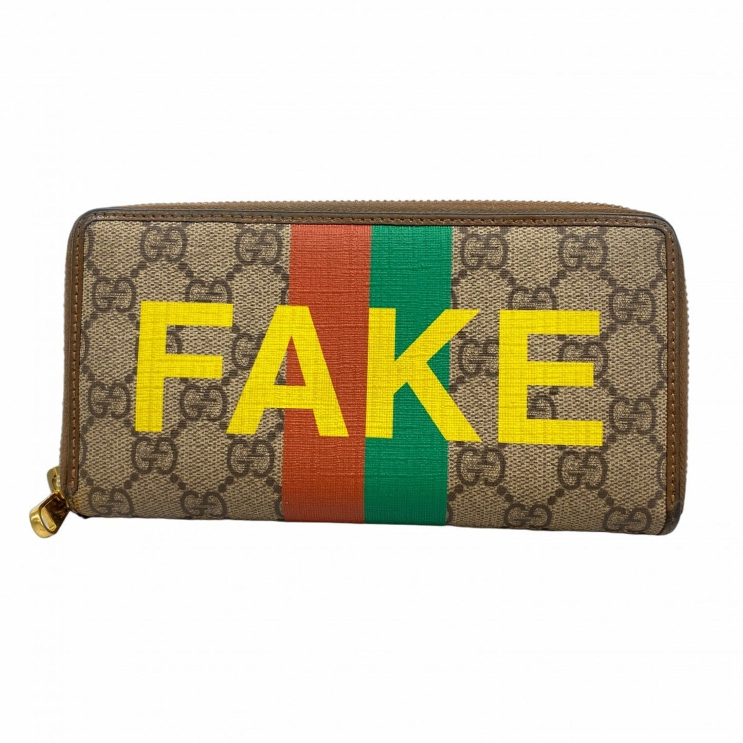 Gucci Gg Supreme Long Wallet 636169 Brown Multicolor