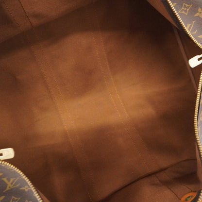 Louis Vuitton Monogram Keepall 55 Boston Bag M41424 Brown