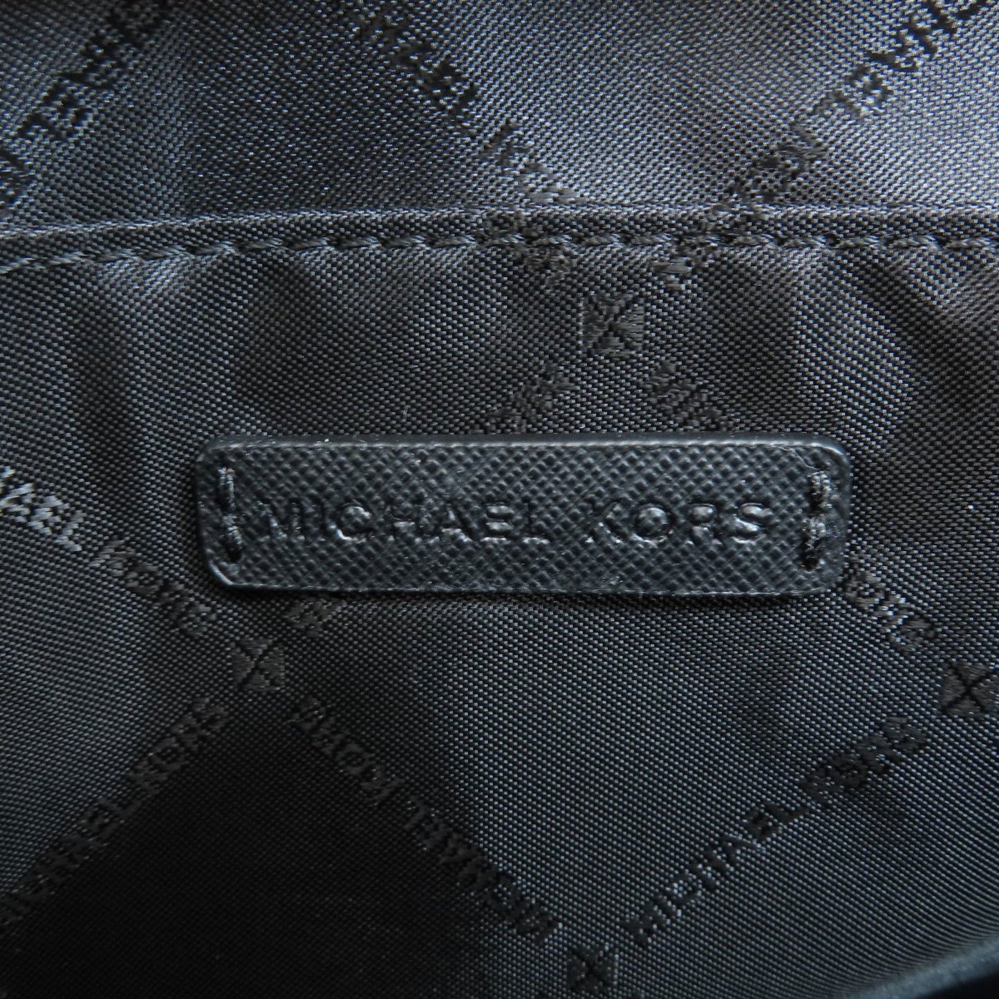 Michael Kors Mk Signature Shoulder Bag Coated Canvas