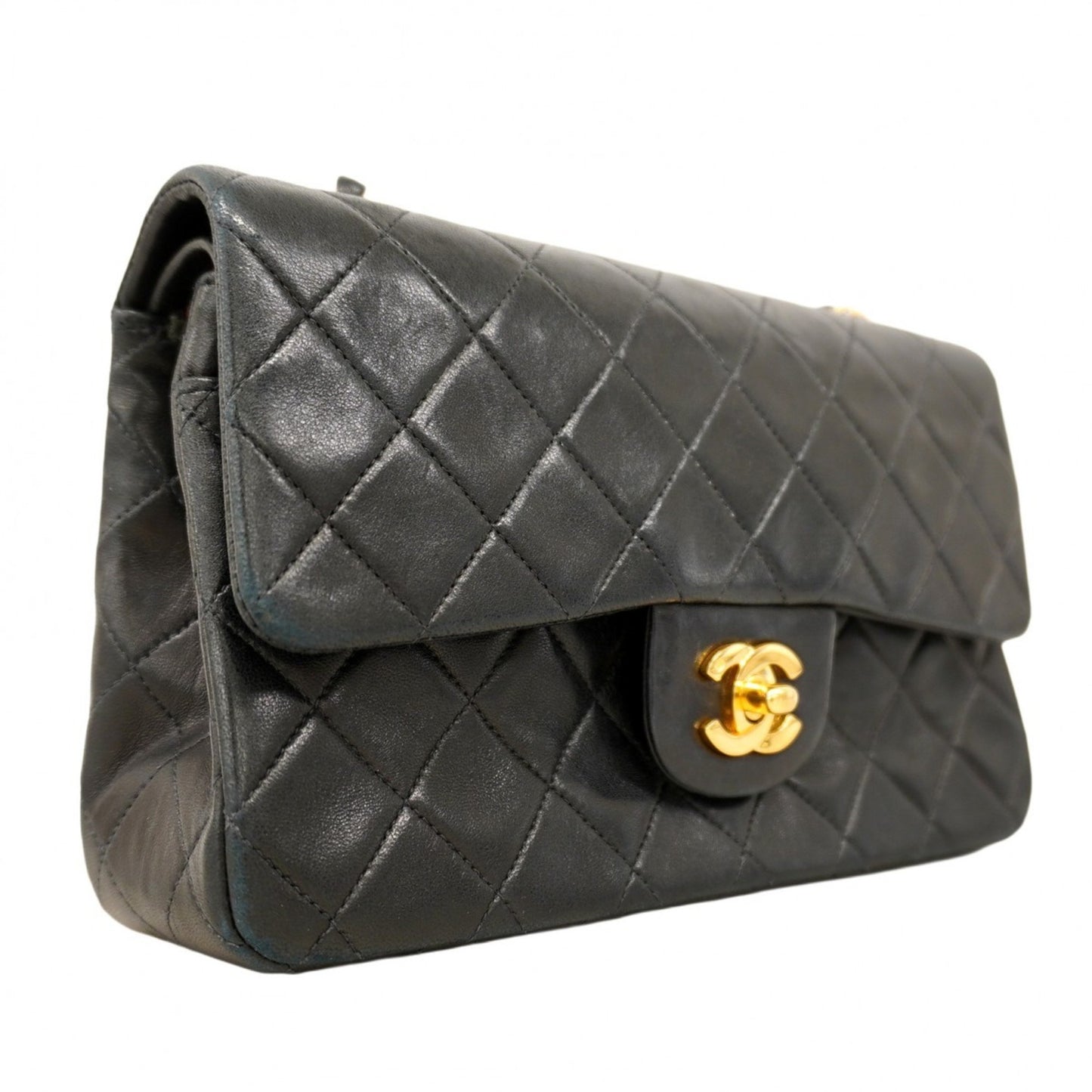 Chanel Matelasse Shoulder Bag With Double Flap And Chain
