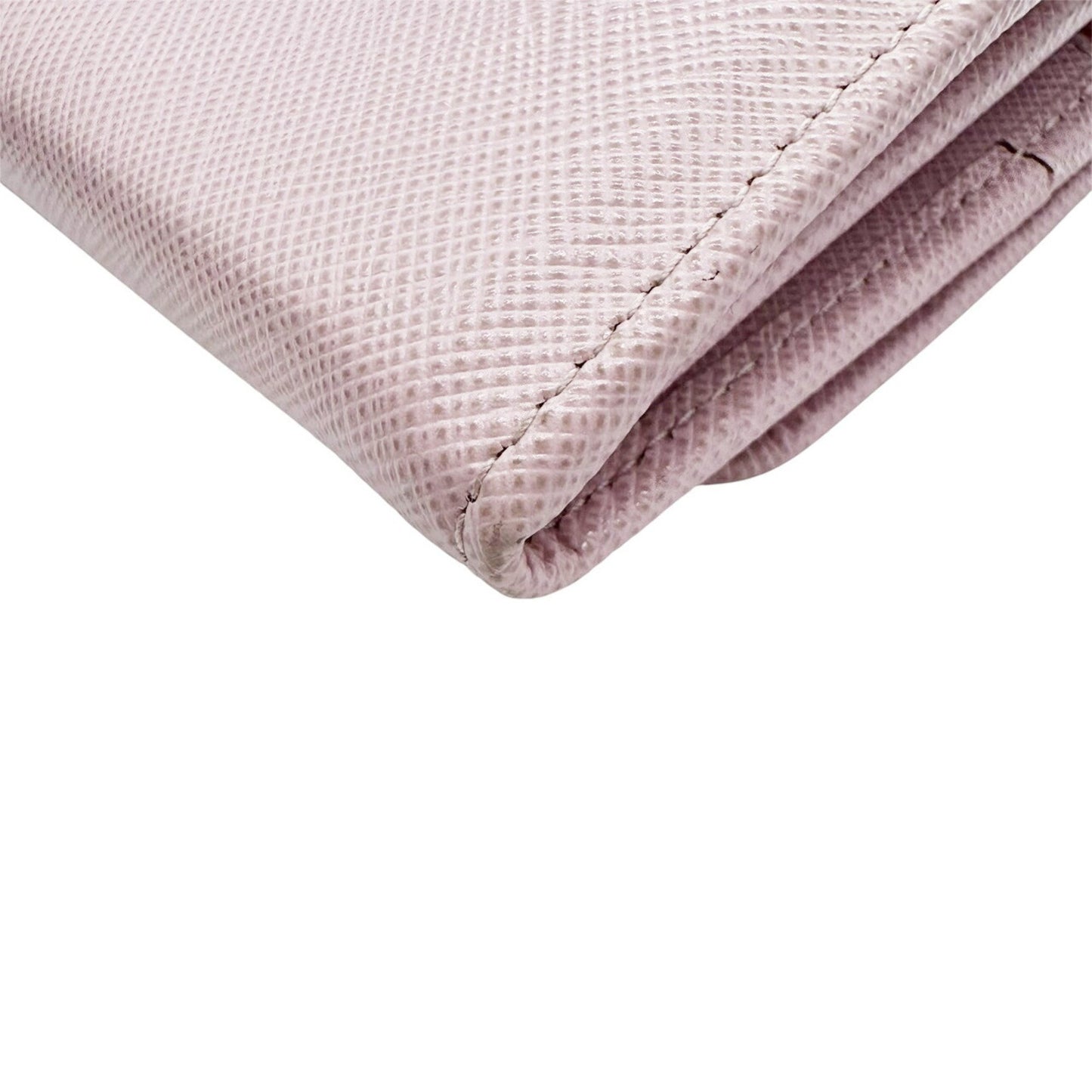 Prada Saffiano Pink Long Wallet For Women